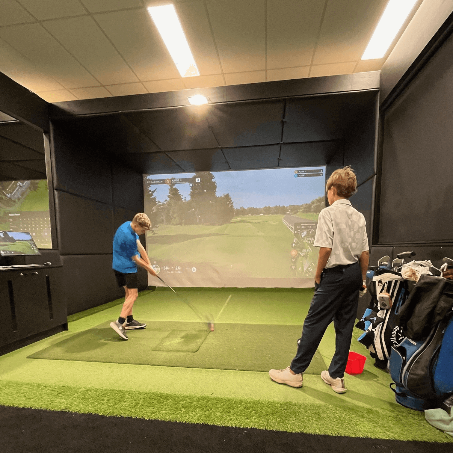 Gosford Golf Club trackman juniors